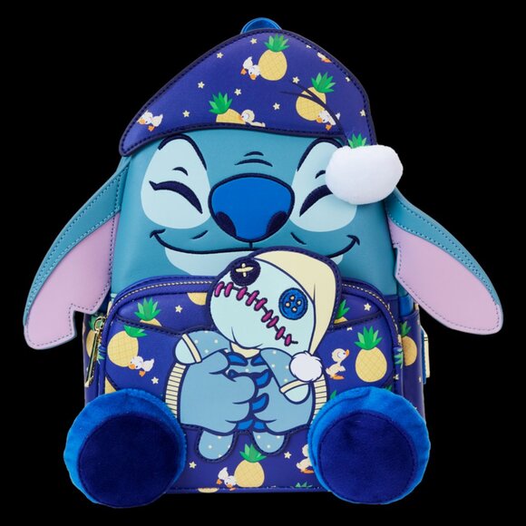 SDCC Limited Edition Bedtime Stitch Glow Mini Backpack and Wallet main image 8